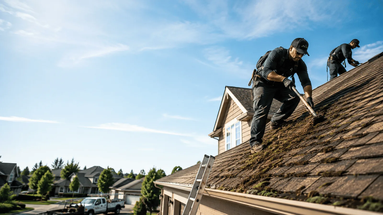 Roof Moss Removal in Apple Valley, CA near me